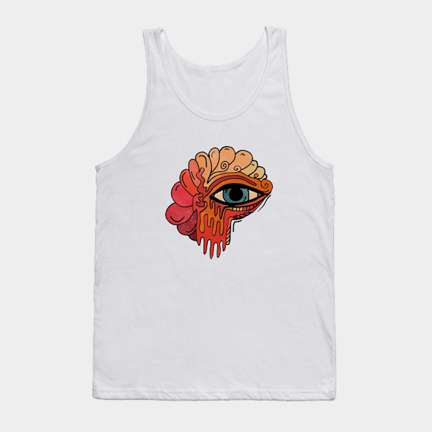 Chicken Eye Tank Top by Brains